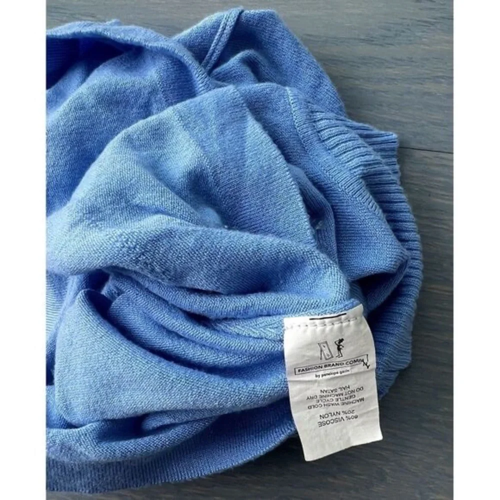 Fashion Brand Company Penelope Gazin Blue Anatomy Crop Top XS - Picture 4 of 6